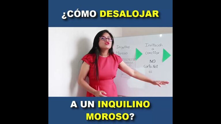 como sacar a un inquilino moroso