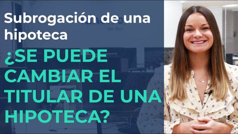 como sacar un titular de una hipoteca