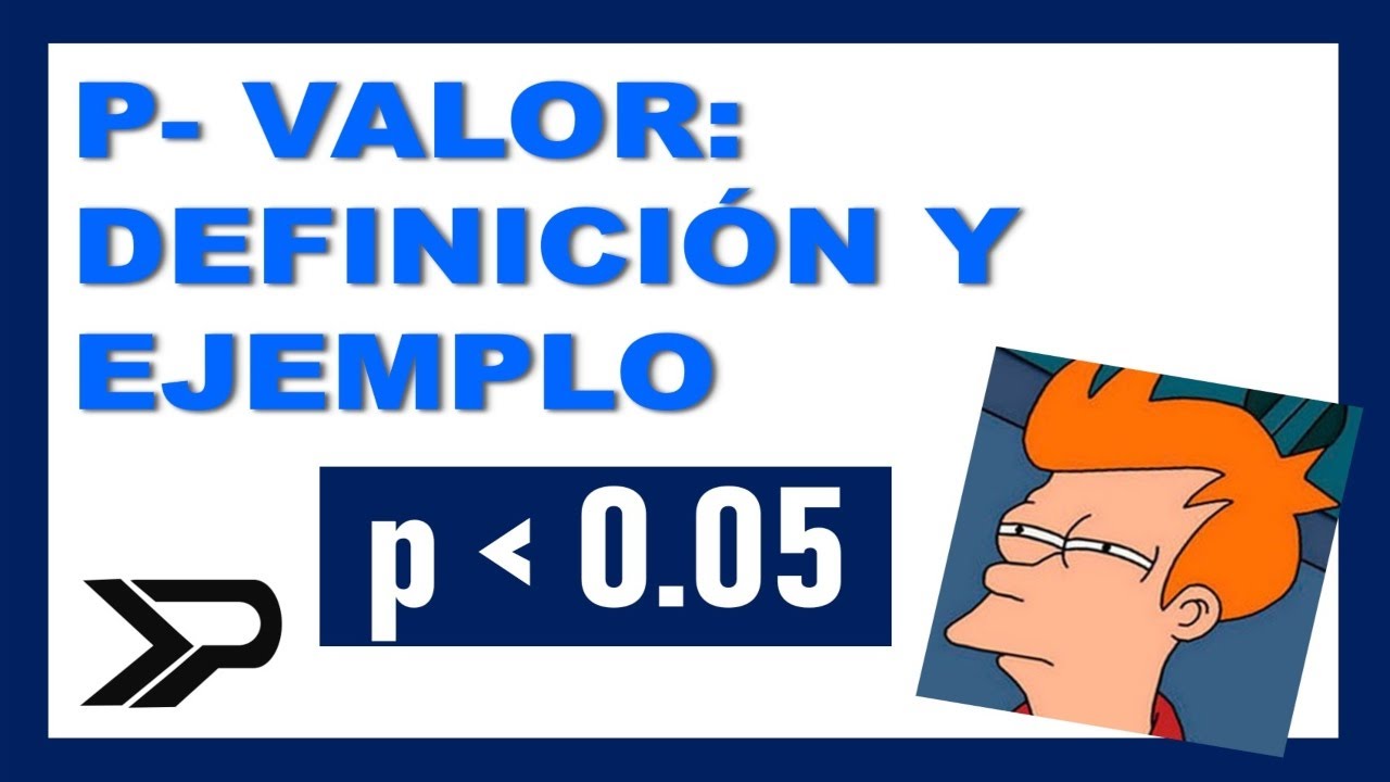 como se calcula el p valor