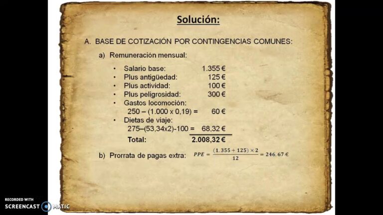 como se calcula la base de cotizacion por contingencias comunes