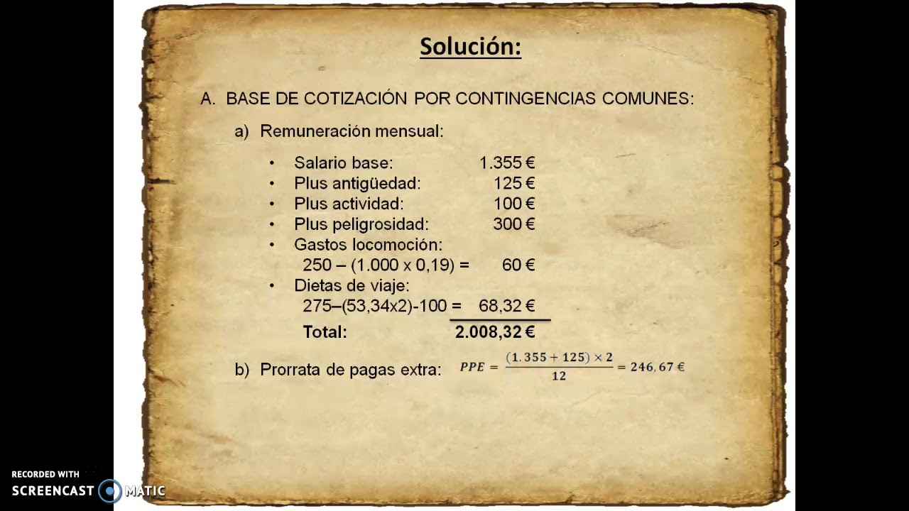 como se calcula la base de cotizacion por contingencias comunes