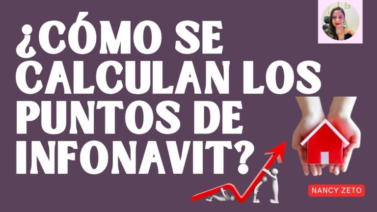 como se calculan los puntos de infonavit