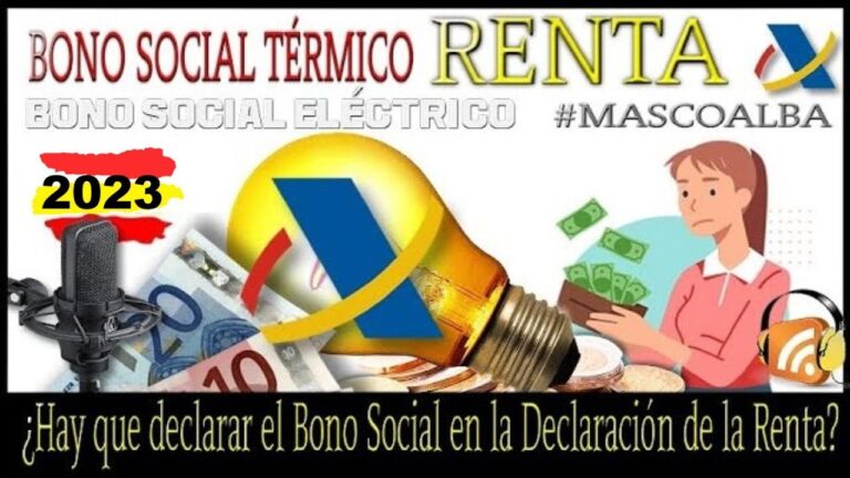 como se declara el bono social termico
