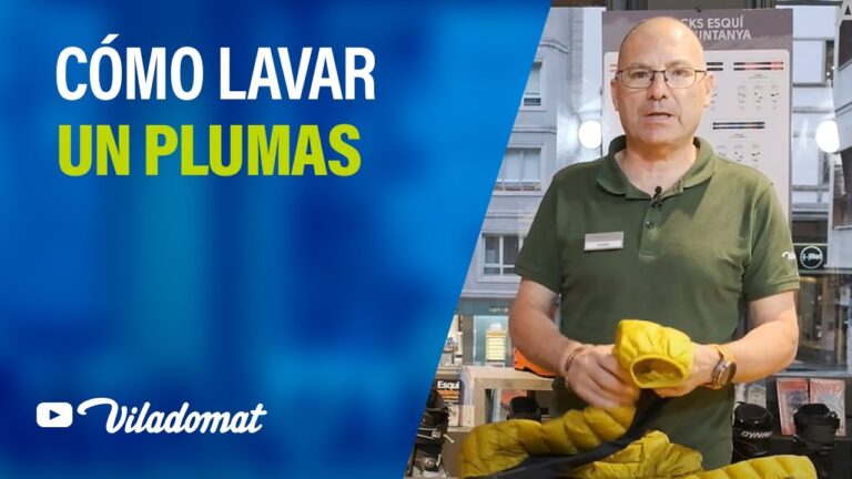 como se lava un plumas en la lavadora