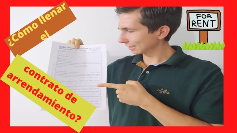 como se llena un contrato de arrendamiento con fiador