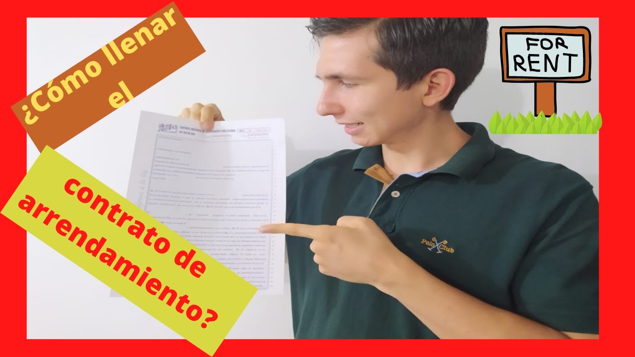 como se llena un contrato de arrendamiento con fiador
