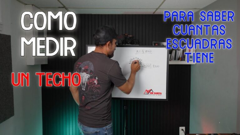 como se mide el techo de una casa