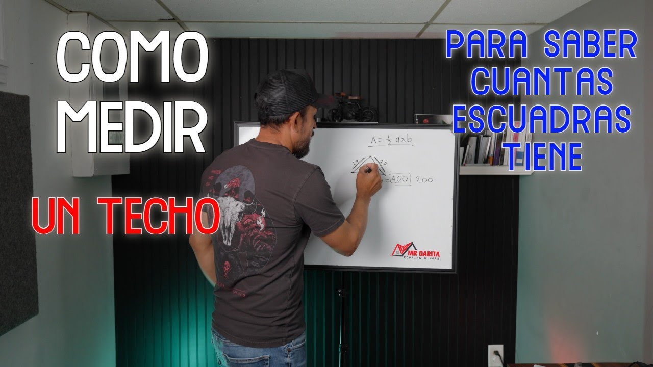 como se mide el techo de una casa