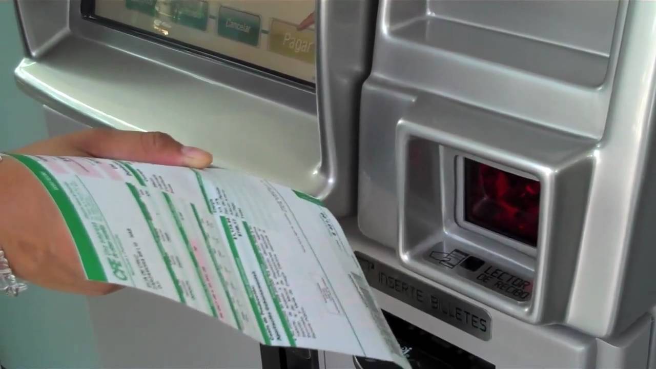 como se paga la luz en los cajeros de cfe