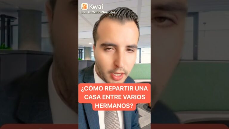 como se reparte una herencia de una casa entre hermanos