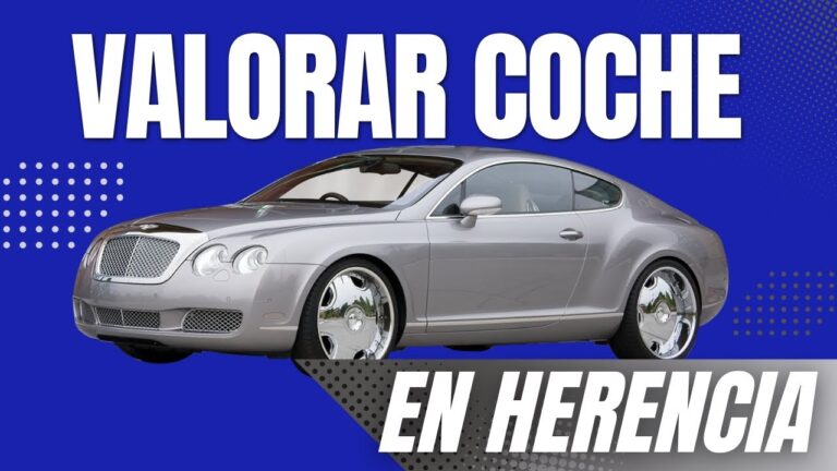 como se valora un coche en una herencia