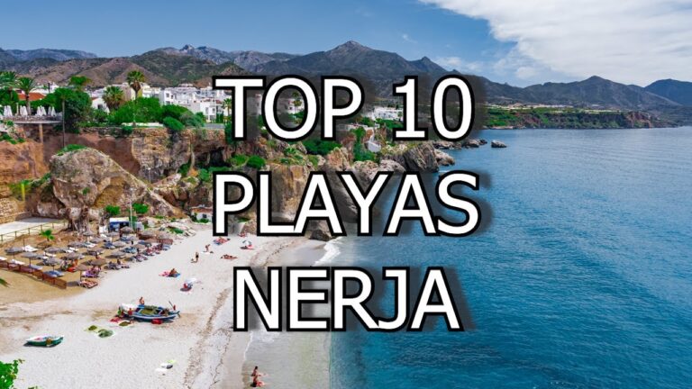 como son las playas de nerja