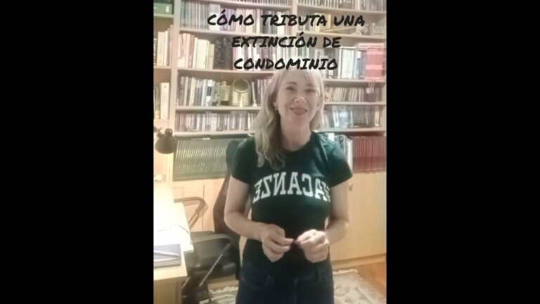 como tributa la extincion de condominio