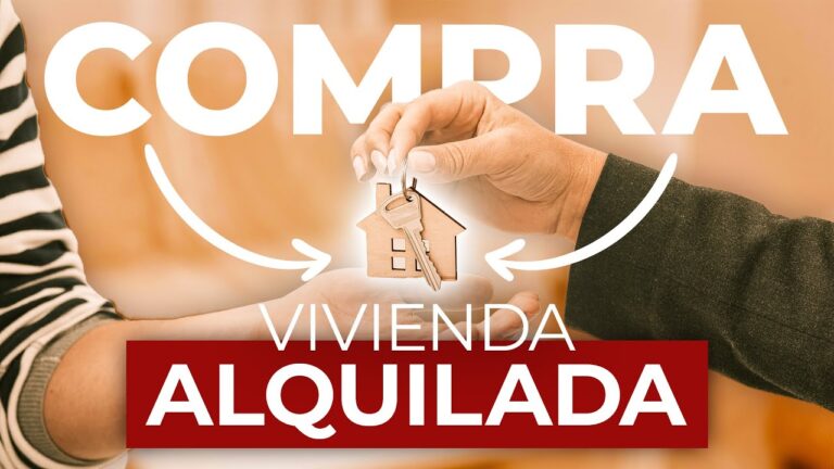 comprar vivienda alquilada como primera vivienda
