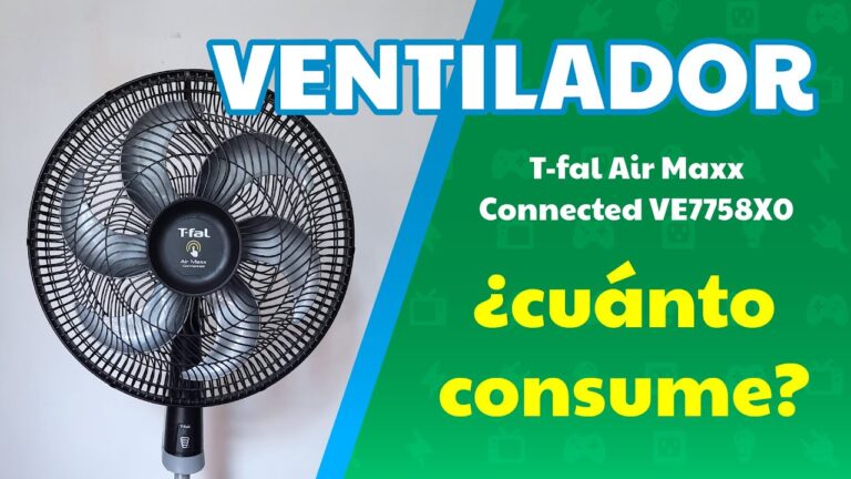 cuanto consume un ventilador de techo dc
