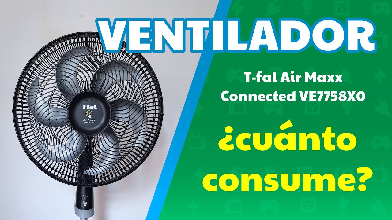 cuanto consume un ventilador de techo dc