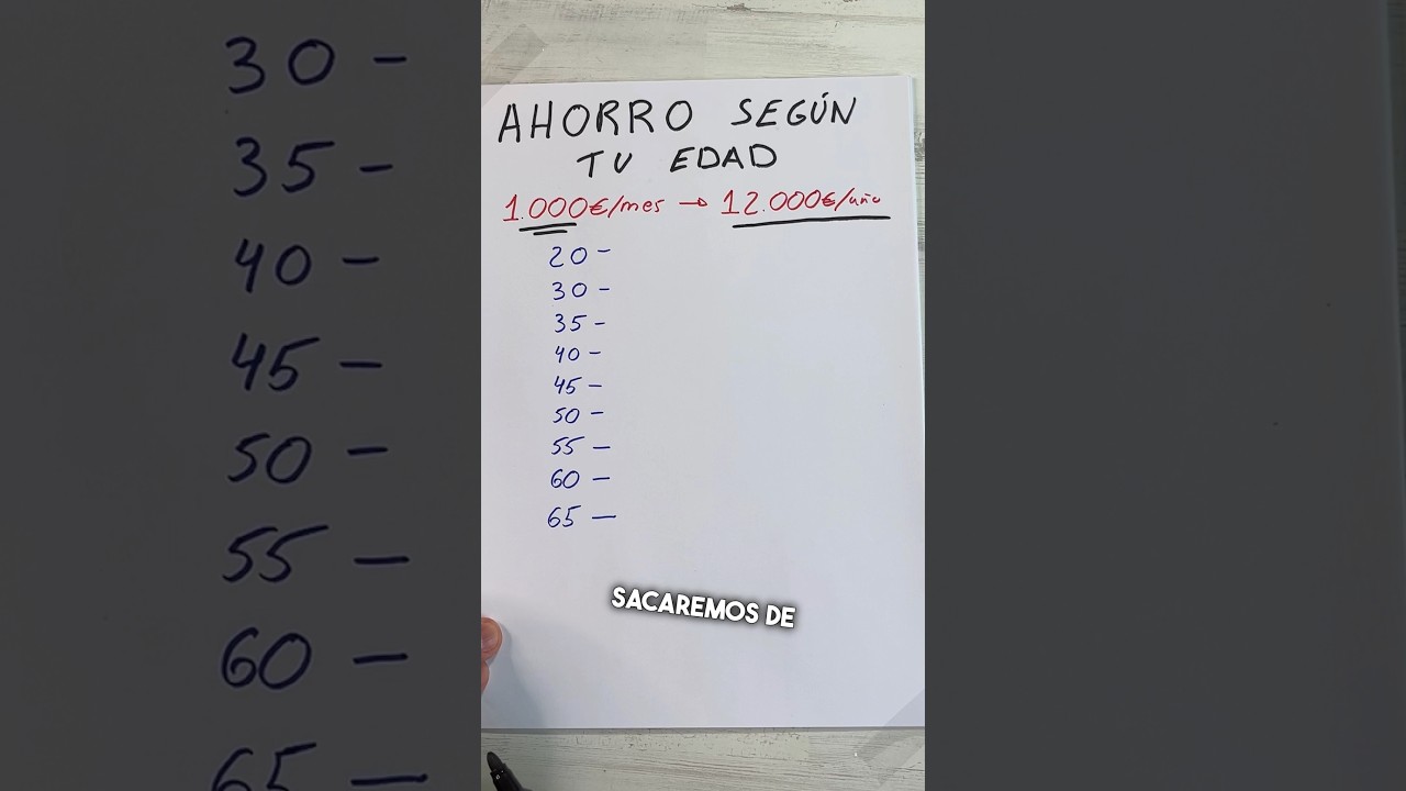 cuanto dinero hay que tener ahorrado a los 60 años