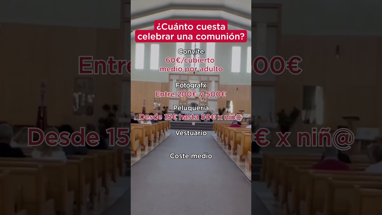 cuanto dinero se da en una comunión por persona