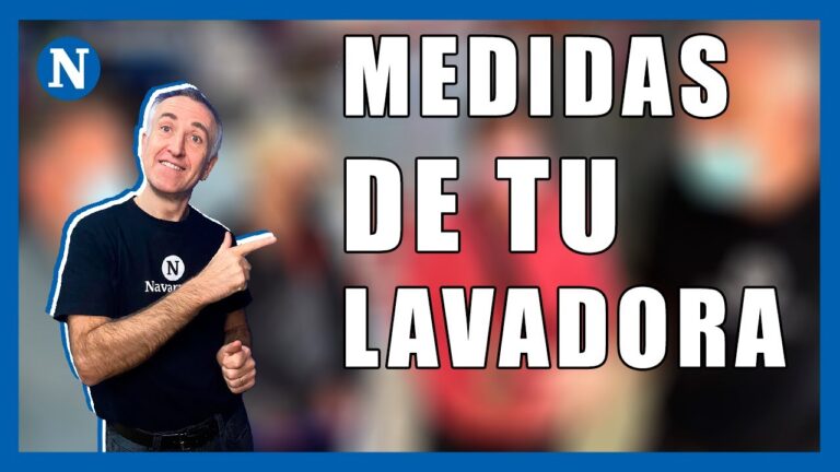 cuanto mide de ancho una lavadora