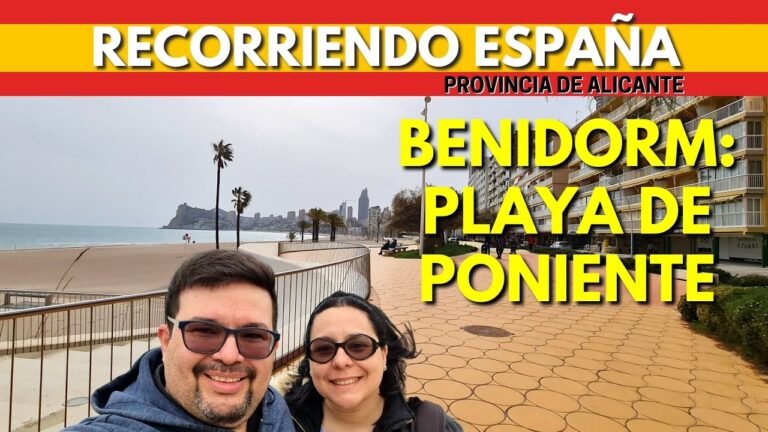 cuanto mide la playa de poniente en benidorm