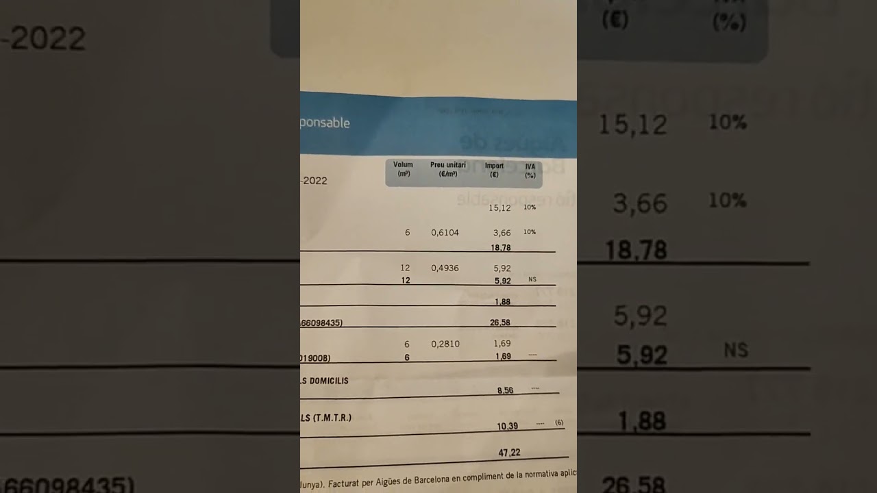 cuanto se paga de agua al mes en barcelona