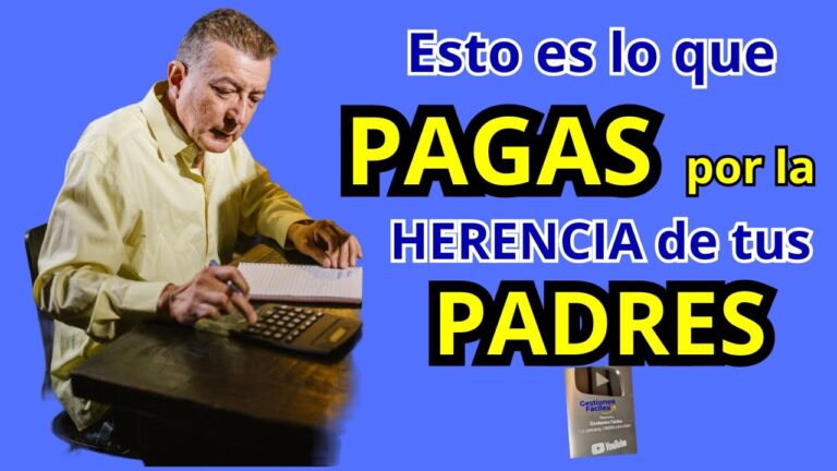 cuanto se paga por herencia de padres a hijos