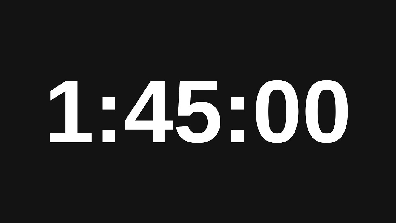 cuanto son 105 minutos en horas