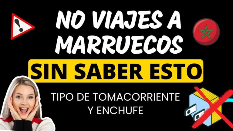 los enchufes en marruecos son como en españa