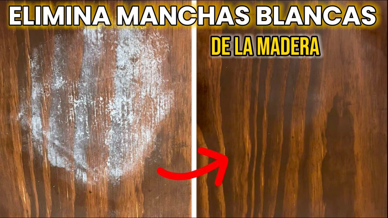 manchas blancas en parquet como se quitan