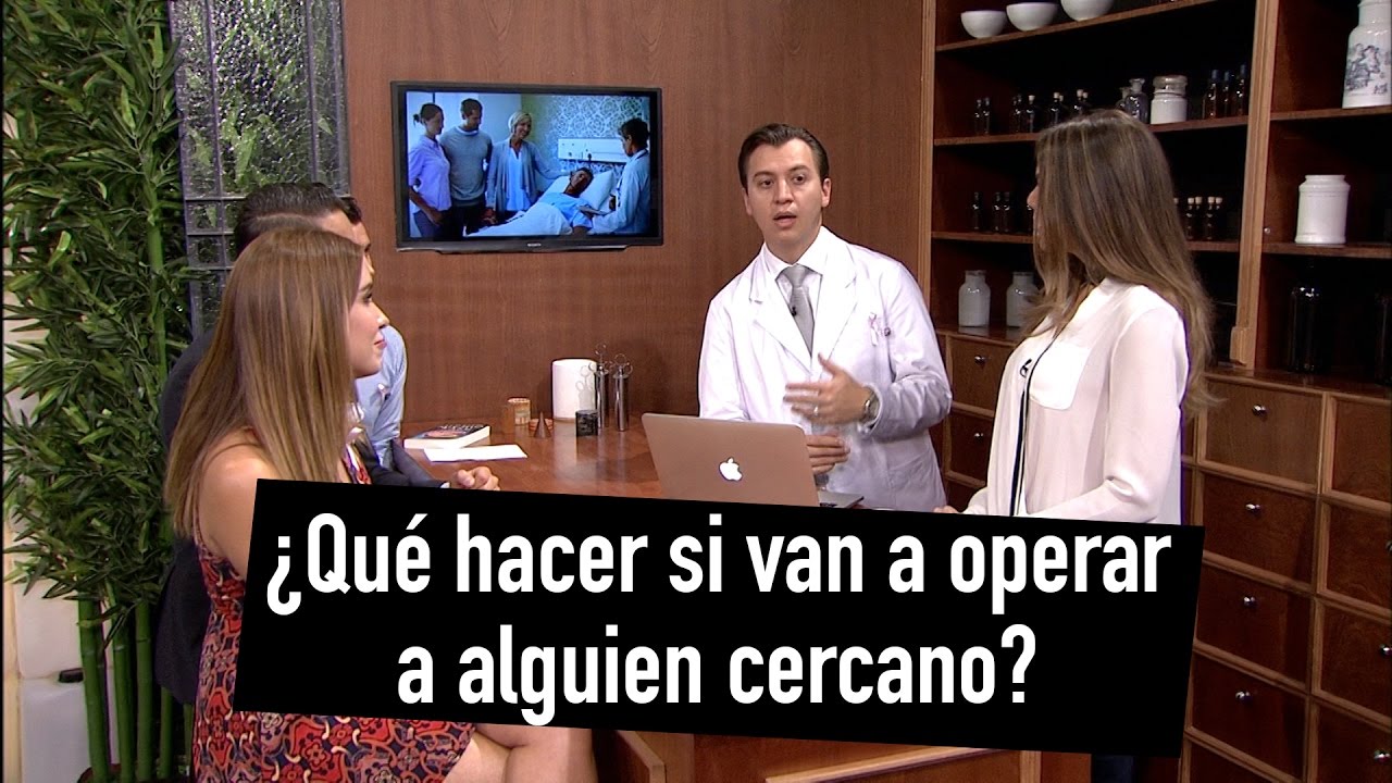 que decirle a una persona que se va a operar