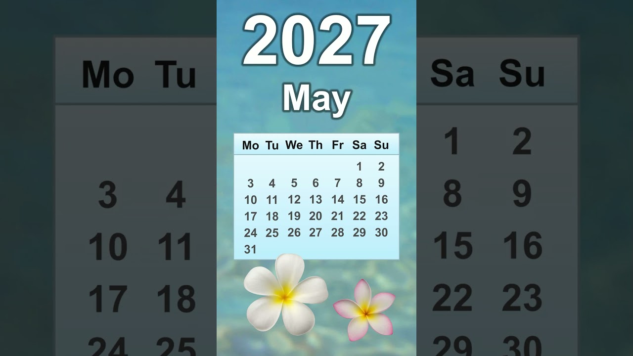 que dia cae el 27 de mayo