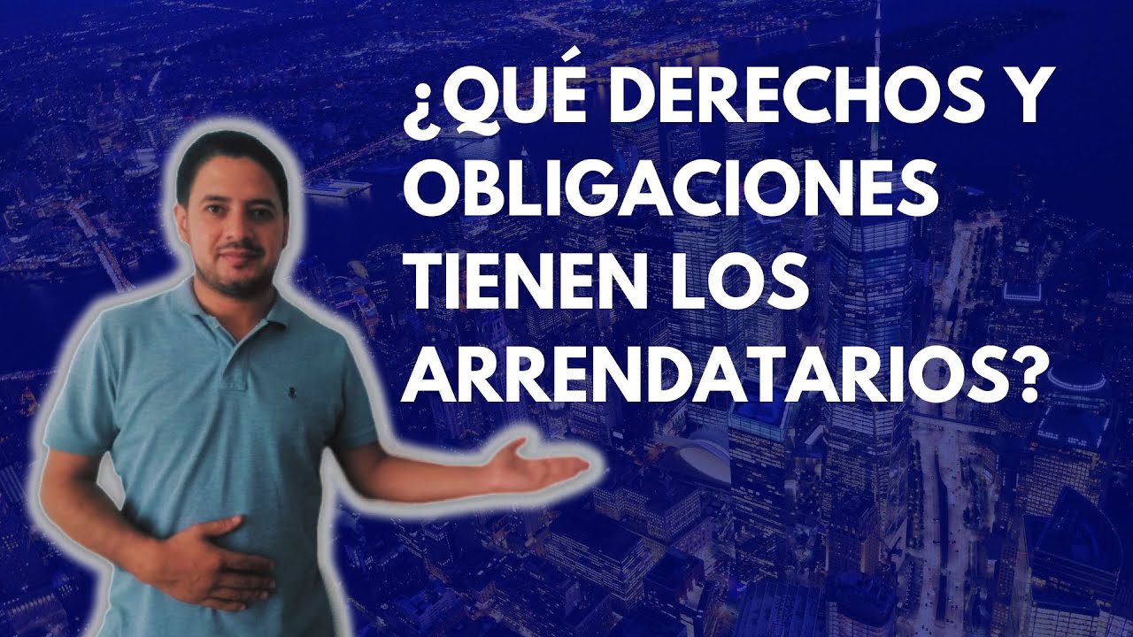 que es arrendatario de una vivienda