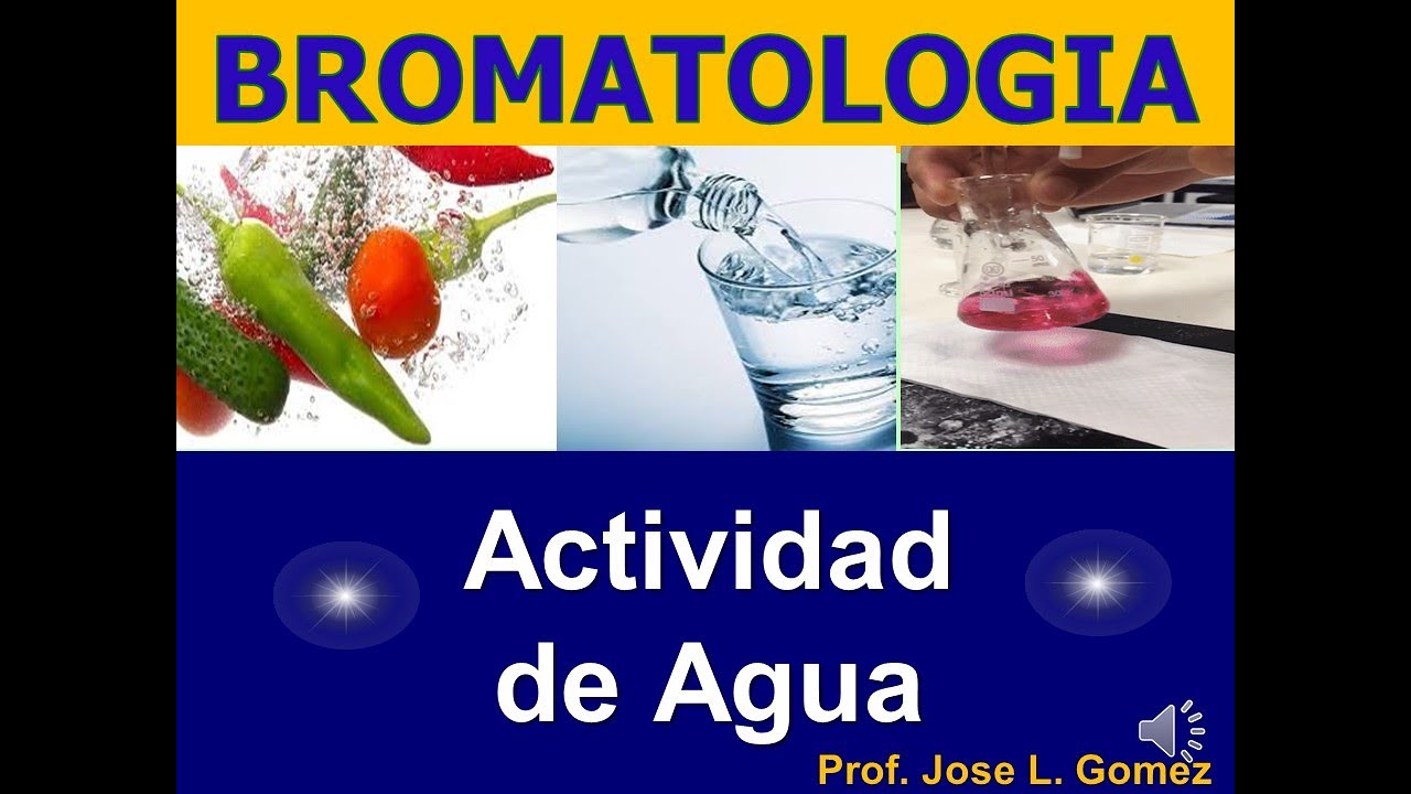 que es la disponibilidad de agua aw