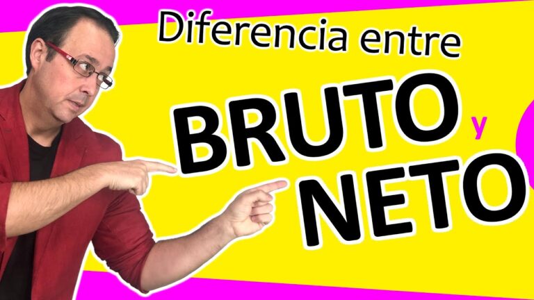 que es neto y que es bruto