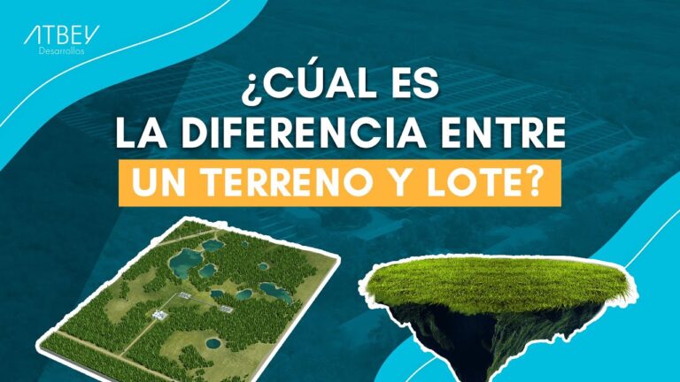 que es un lote de terreno