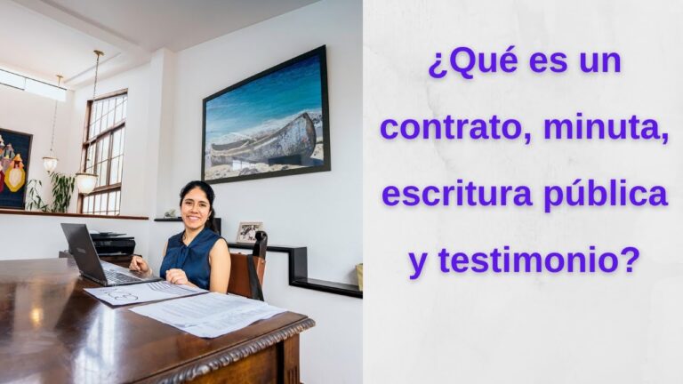 que es una minuta de terreno