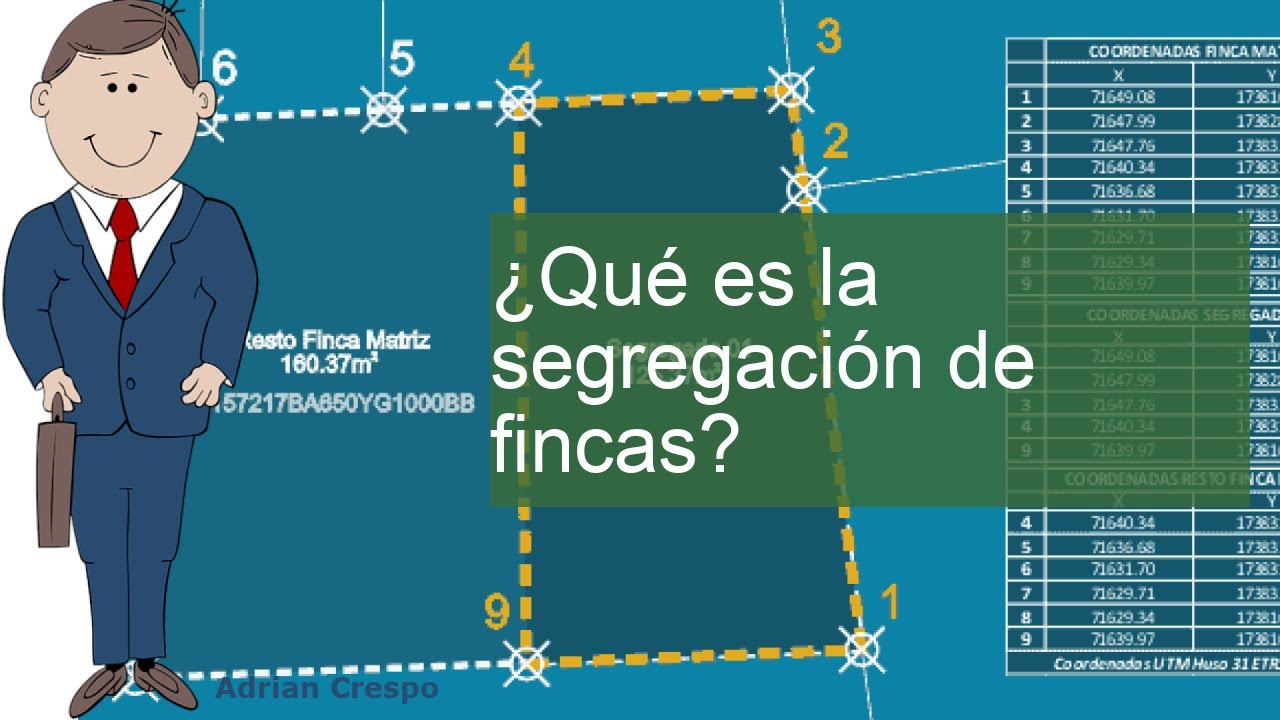 que es una segregacion de fincas