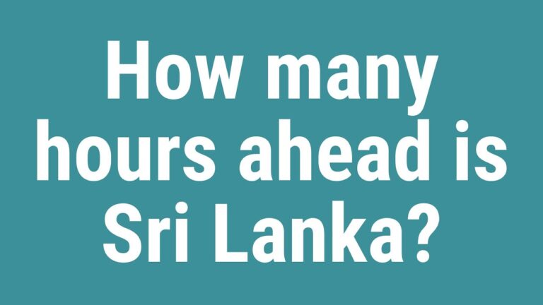 que hora es ahora en sri lanka