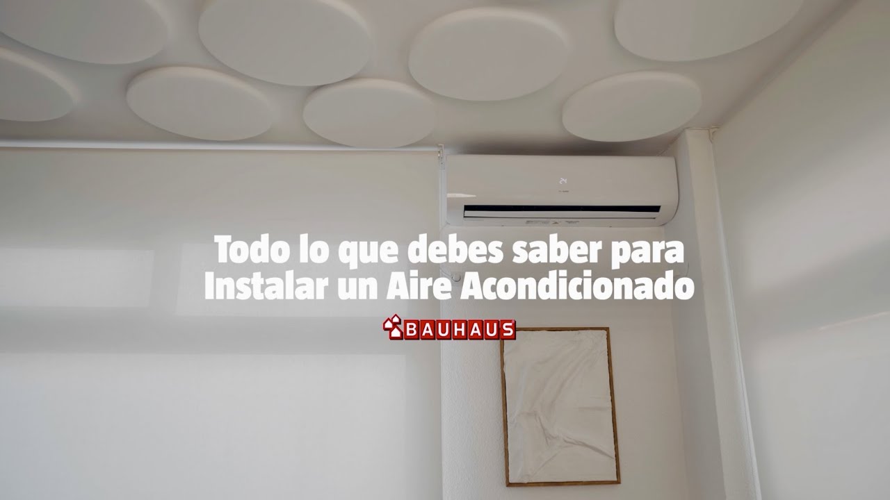 que necesito para instalar un aire acondicionado