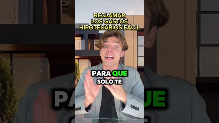 que necesito para reclamar gastos hipotecarios