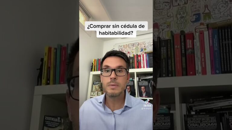 que pasa si compro un piso sin cedula de habitabilidad