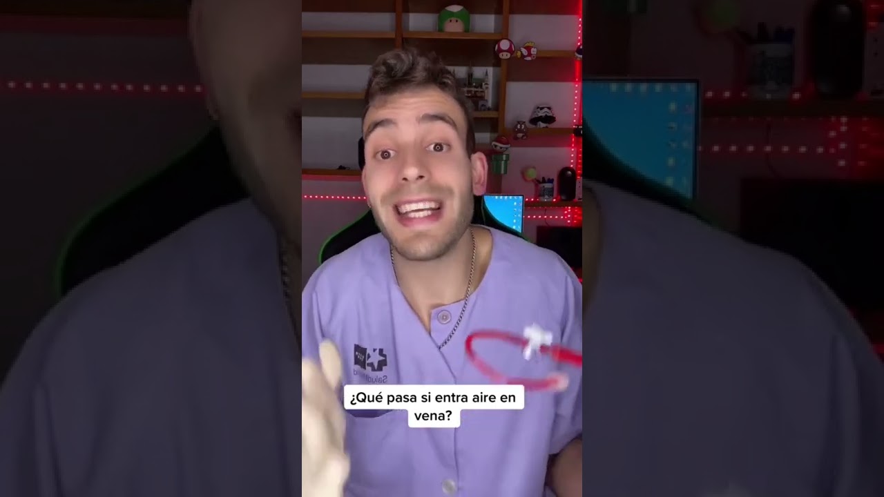que pasa si entra aire en una vía