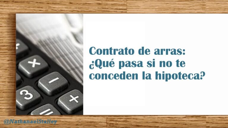 que pasa si no me conceden la hipoteca