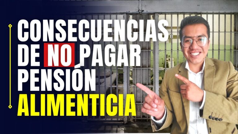 que pasa si no tengo dinero para pagar pensión alimenticia