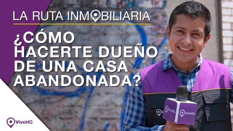 que pasa si ocupo una casa abandonada