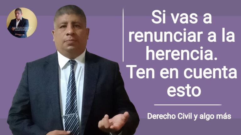 que pasa si renuncio a una herencia
