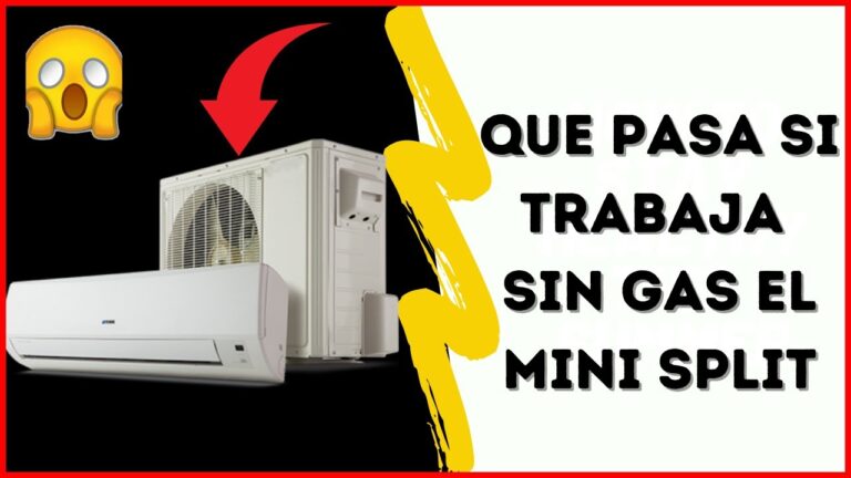 que pasa si un aire acondicionado trabaja sin gas