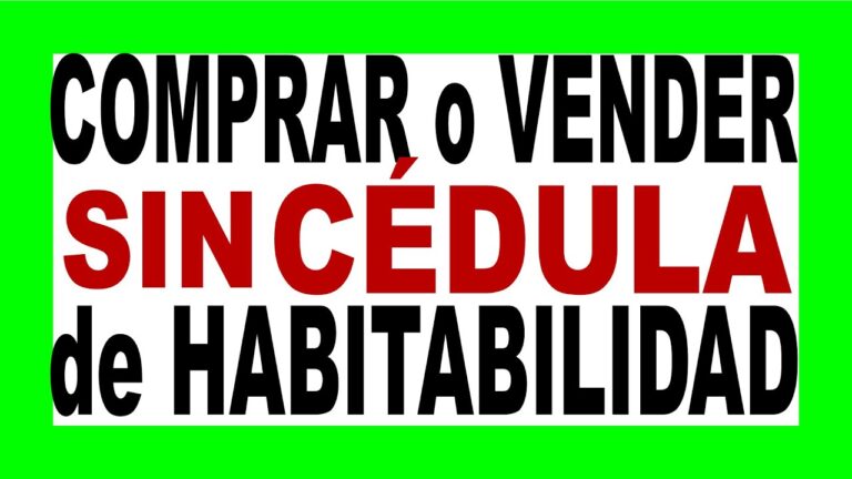 que pasa si una casa no tiene cedula de habitabilidad
