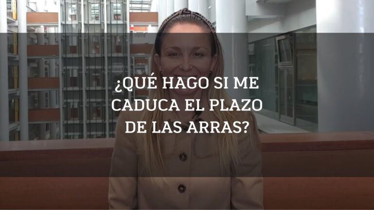 que pasa si vence el contrato de arras