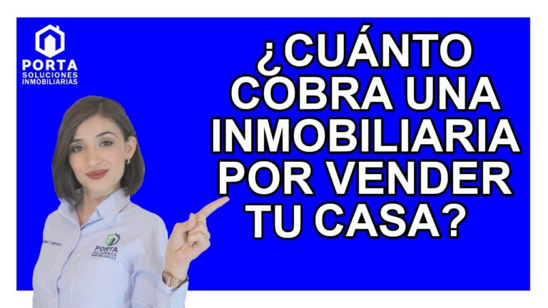 que porcentaje se lleva la inmobiliaria en una venta